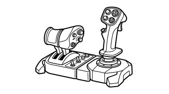 Flight Simulator Control Stick 1.