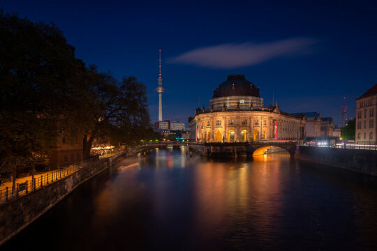 The Museum Island view in Berlin of Germany