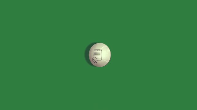 Hole Football Animated Green Screen Chroma Key Background