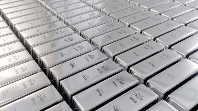 Close-up of a silver reserve