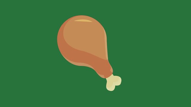 green border chicken green screen animated chromakey motion expression illustration style layers gesture emotion creative backgrounds