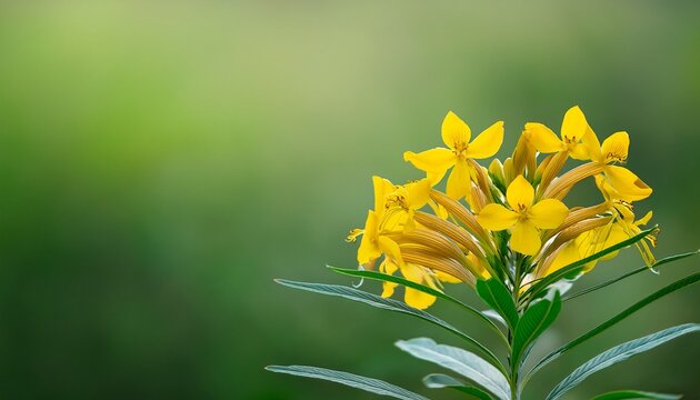 Mexican Hat Ratibida Columnifera Flowers Blooming In Texas Spring Natural Green Background With Copy Space