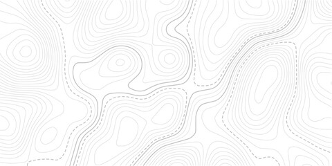 Topographic map background geographic line map with elevation assignments. Outdoor illustration map background, editable stroke.Rendering abstract illustration. © MDSOHEL