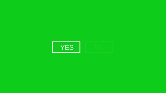 minimal yes no toggle animation perfect for ui, apps, and infographic videos.