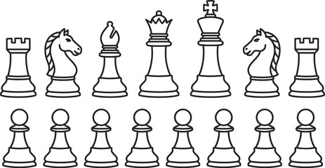 Chess pieces on a board © Abdullah_creativity