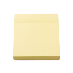 Fototapeta premium Yellow sticky note pad mockup