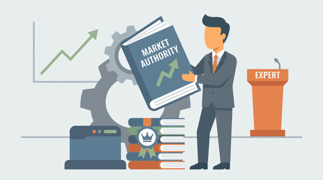 Entrepreneur Publishing Business Book to Establish Market Authority