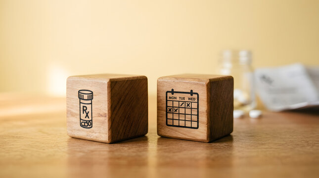 medication schedule tracking | prescription medicine management | healthcare treatment adherence | pharmacy routine icons