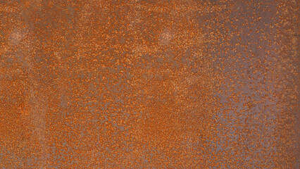 Grunge rusty orange brown industrial industry metal corten steel tile background texture banner