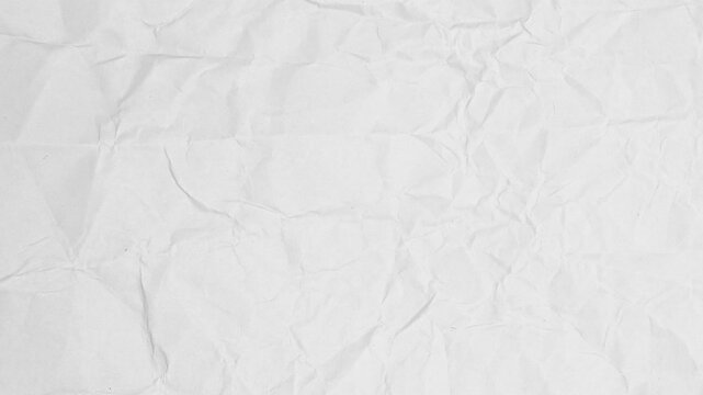 White crumpled paper stop motion background, Vintage paper texture with subtle grain and fine scratches suitable,
White crumpled paper background texture. Stop motion animation.