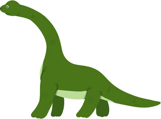 Brachiosaurus Dinosaur Illustration © 보라 강