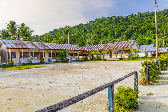 The old school on the island