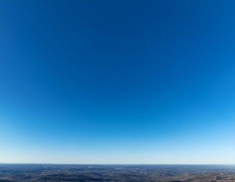 sky is blue and clear with no clouds