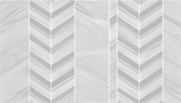 seamless abstract minimal and clean style of white chevron zigzag pattern with stripe line texture background