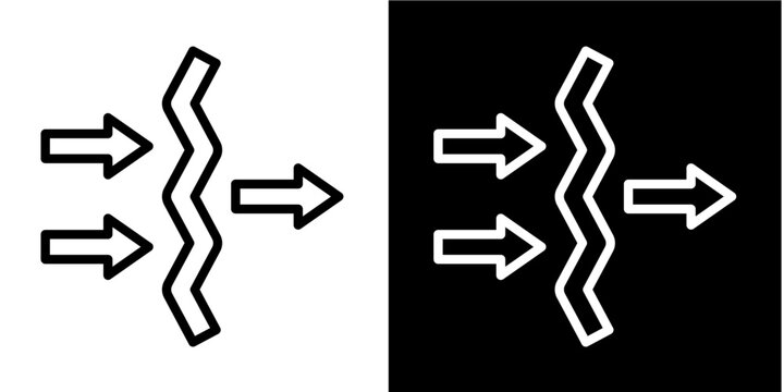 Api Gateway Icon Set White Style Collection