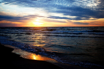 Zachód słońca, morze, Sunset, sea © 123108 Aneta
