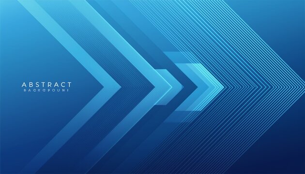 blue gradient abstract banner minimal business futuristic background with arrows for facebook cover social media header web banner