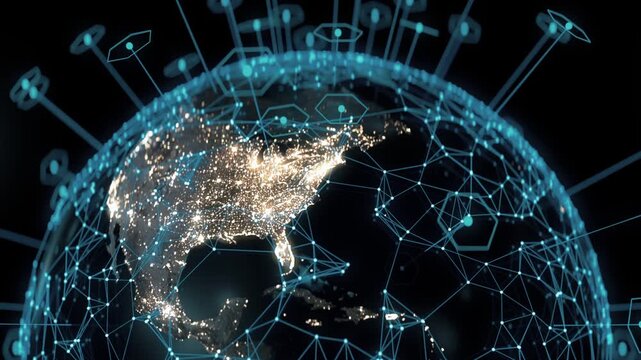 Global network connects nations with digital threads