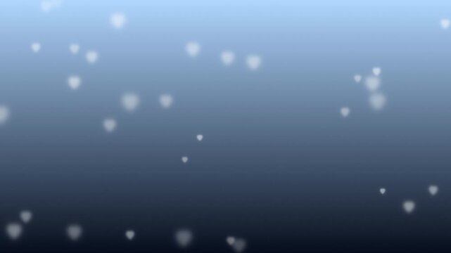 Motion of Falling Snowflakes in a Winter Night Scene for Atmospheric Stock Footage.