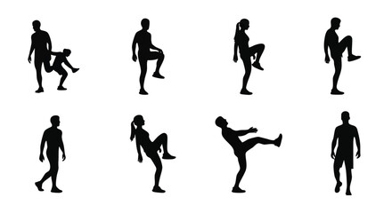 Obraz premium Strong Male Athlete Performing Mountain Climber Exercise for Core Strength Workout, Vector Illustration
