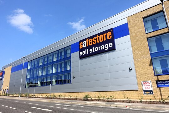 Safestore Self Storage fourth-generation facility located on Thomas Sawyer Way, Watford. This purpose-built site is part of the Watford Riverwell regeneration project. Safestore Self Storage is the UK