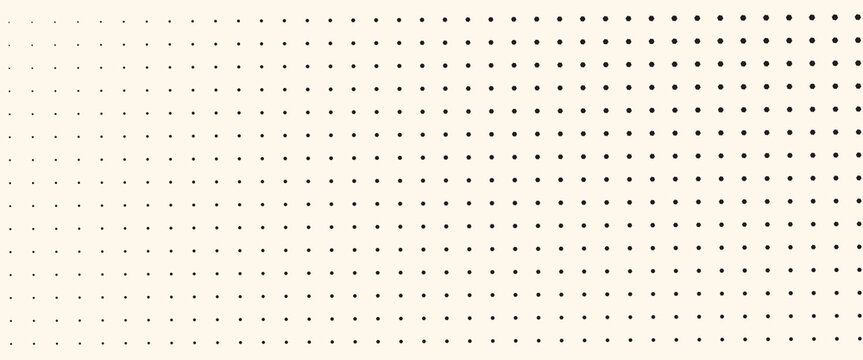 Halftone Hexagonal Pattern Vector Abstract Geometric Technology Background. Retro Colored Half Tone Hexagons Texture. Minimal Style Dynamic Tech Wallpaper. modern