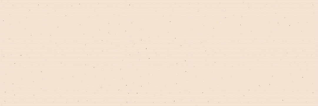 Japanese rice paper texture background in warm light beige with horizontal ribbing and fine gray fiber speckles. Rice paper background with handmade grain natural texture.
