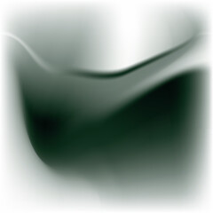 Abstract luxury dark green and white fluid gradient background with smooth metallic waves © SarifinJahan