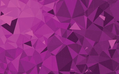 Obraz premium Low Poly Crystal Mesh Abstract Graphic for Modern Digital Design and Backgrounds
