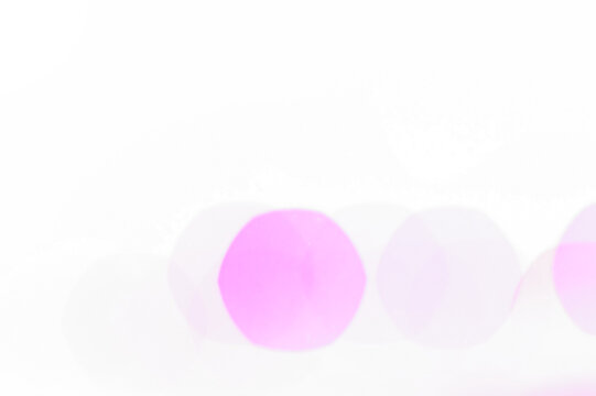 Abstract Purple Bokeh Lights on Black Background for Festive Celebration