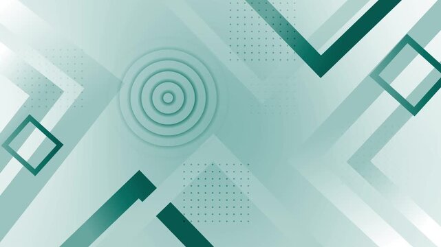 Abstract futuristic geometric shape technology background animation