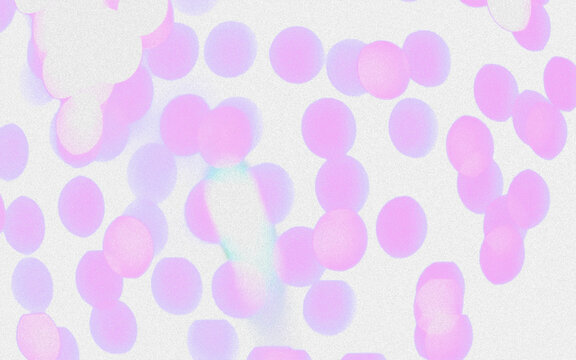 Abstract Purple and White Bokeh Lights on Dark Background
