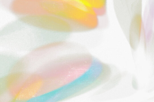 Rainbow Bokeh Light Overlay Transparent Background Texture