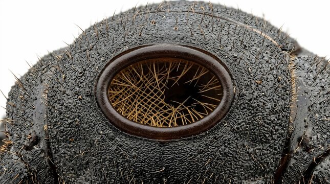 Macro photograph of a beetle eye detail.