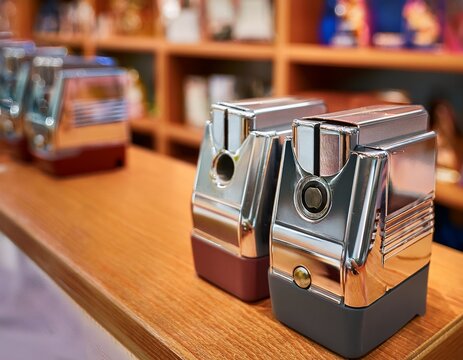 metal pencil sharpener for sale in stationary store