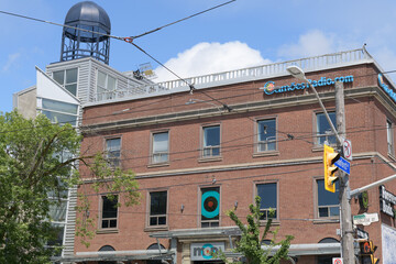 Obraz premium wide view of The Mod Club, a live music venue, located at 722 College St, Toronto
