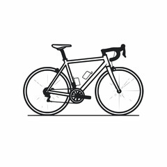 Fototapeta premium Bicycle Vector Illustration | Clean Cycling Icon Design