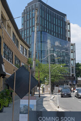 Obraz premium wide, distant view of 321 Davenport, a condominium complex, 321 Davenport Rd, Toronto