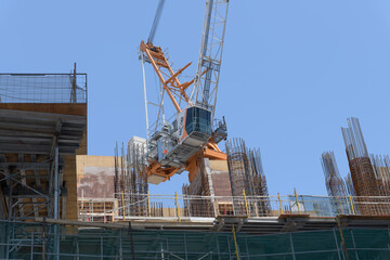 Obraz premium construction of Yorkville Private Residences (also associated with 33–45 Avenue Road / 140–148 Yorkville Avenue), Toronto