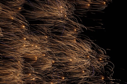 abstract background with sparks