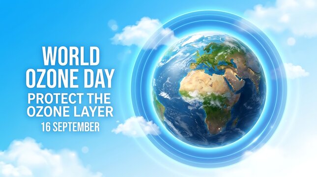 World ozone day illustration protecting earth's atmosphere september 16th awareness