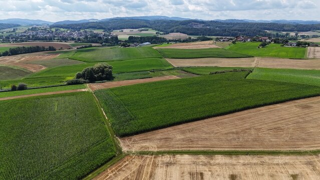 Felder in vorderen Odenwald
