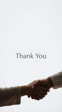 Vertical thank you poster with handshake for world blood donor day social media story background and appreciation message