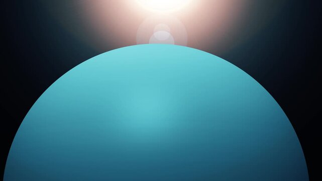 Detailed 3D Uranus Planet Visualization for Astronomy and Space Science Concepts