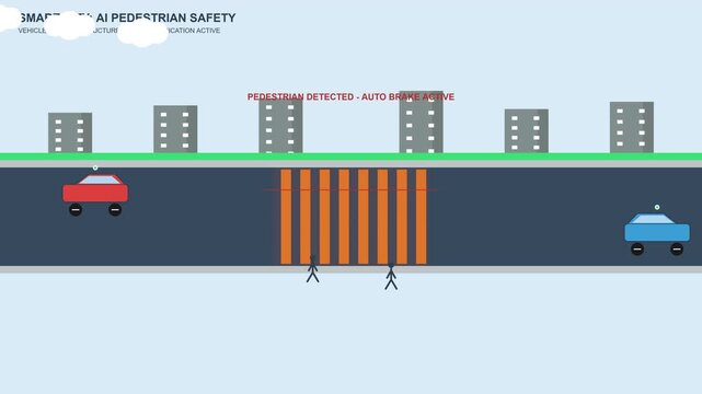 Pedestrians crossing a busy city street. People walking across a zebra crossing in urban traffic.