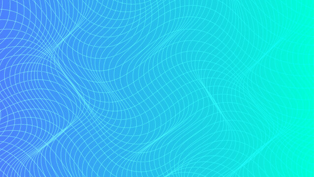 Abstract gradient wavy lines background
