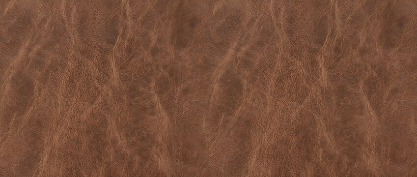 Leather texture displaying a realistic vintage light brown natural grain surface with seamless premium finish for elegant creative design projects