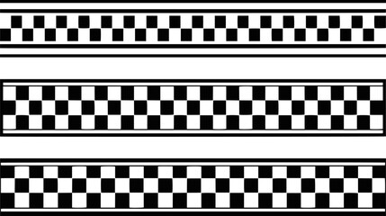Fototapeta premium Vintage Racing Flag Background with Grunge Splatter and Weathered Checkered Pattern.