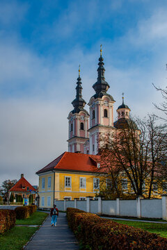 Historic church in Villach, Austria
