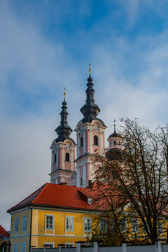 Historic church in Villach, Austria